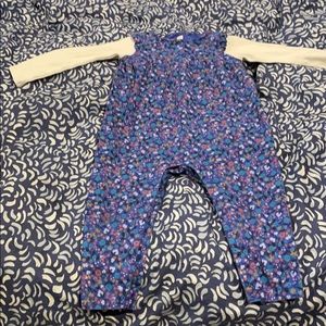 Long sleeve baby girls romper